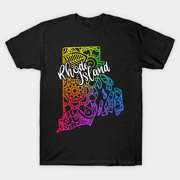 Rhode Island T-Shirt by JKFDesigns